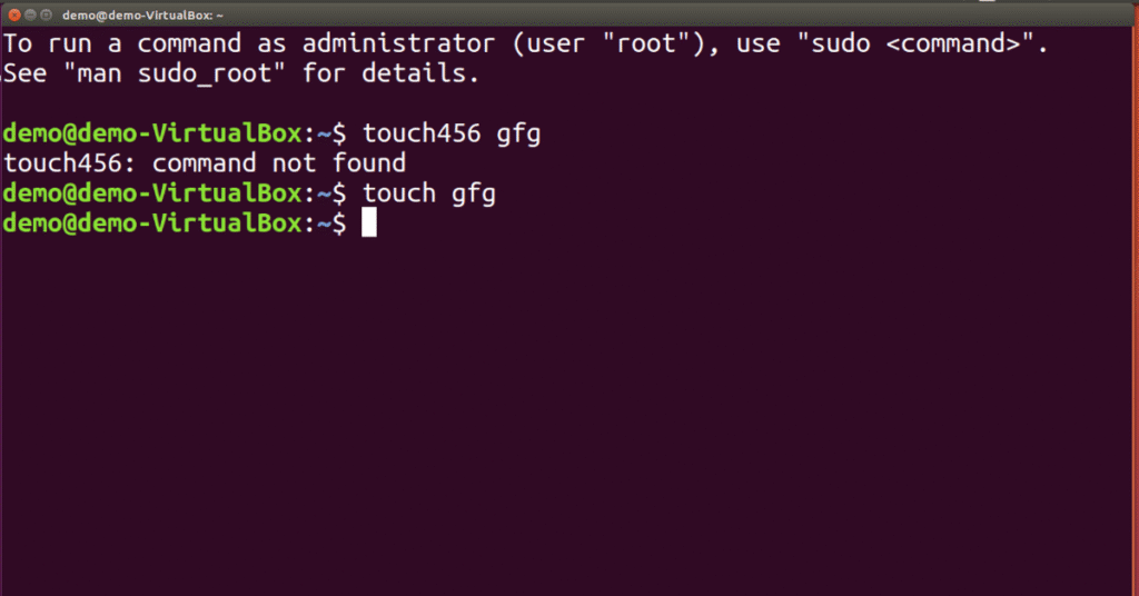 A screenshot of a Linux Terminal 